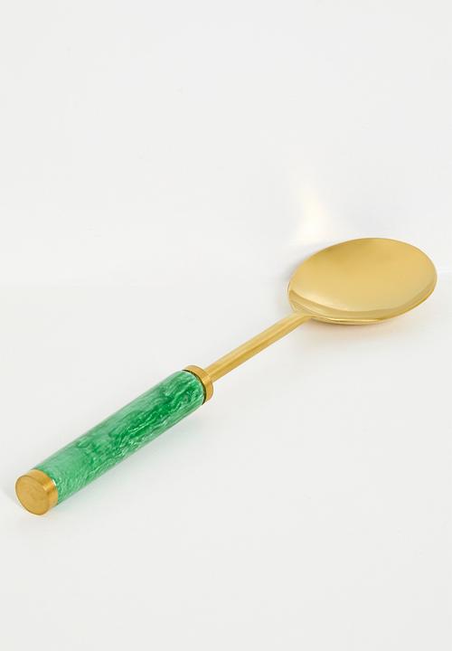 Nicolson Russell - Goa Gold & Green Salad Servers
