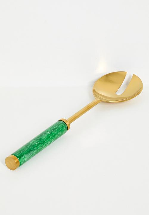 Nicolson Russell - Goa Gold & Green Salad Servers