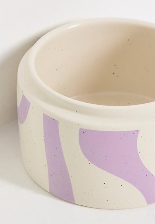Nicolson Russell - Zig Zag Cansiter Green & Purple