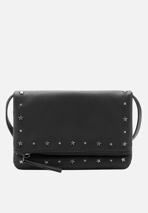 MANGO - Mini bag snake - black