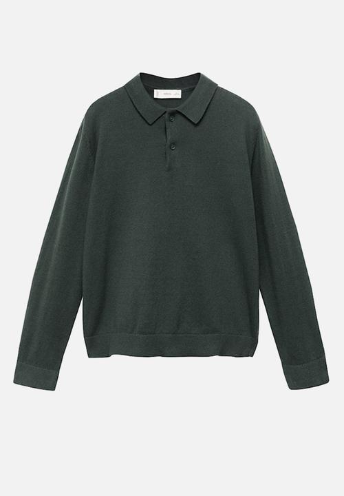 MANGO - Sweater marco - dark green