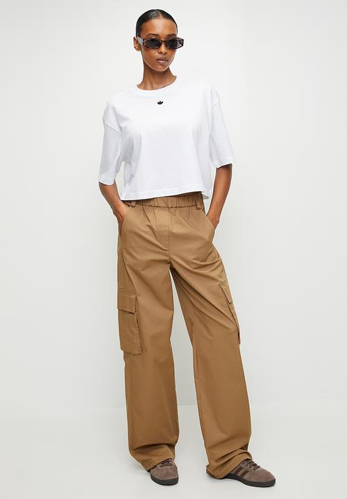 adidas Originals - Ess Crop Tee W S26 - White
