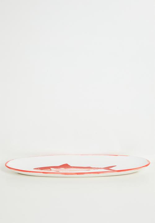 Urchin Art - Fish platter - Coral