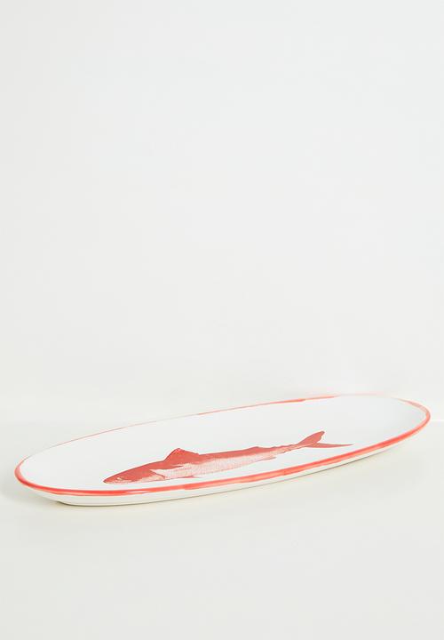 Urchin Art - Fish platter - Coral