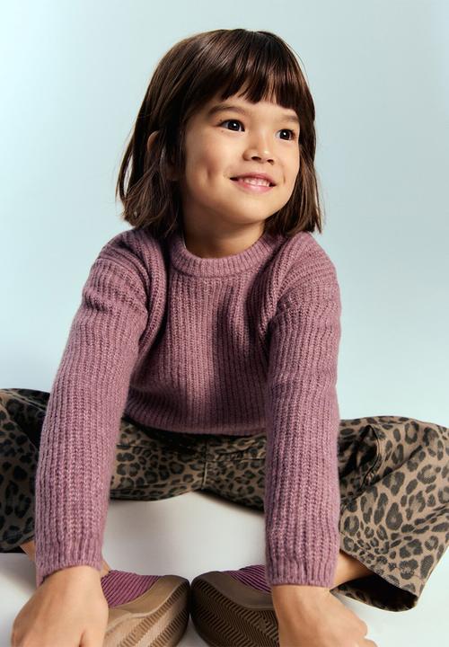 MANGO - Trousers LEOPARDB - Dark Brown