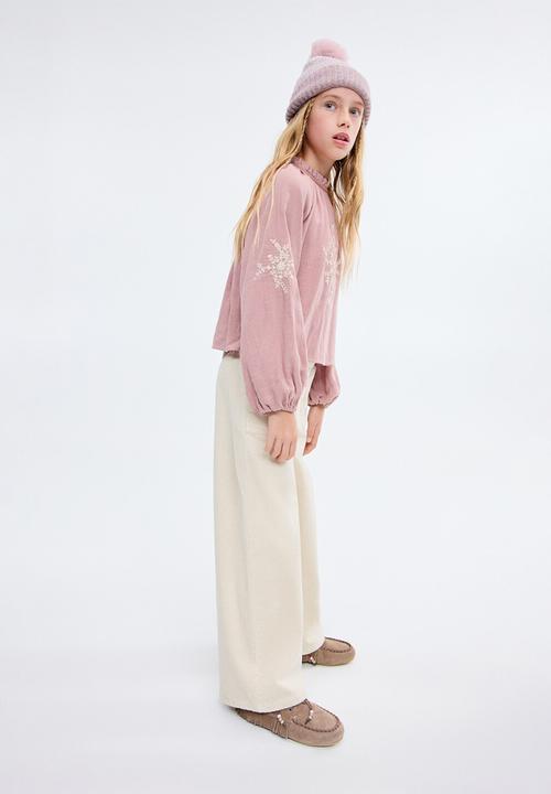 MANGO - Blouse CHARLOTE - Pink