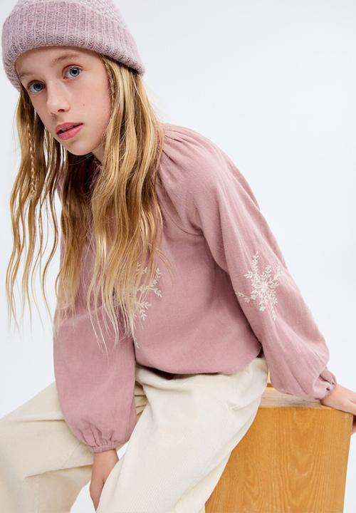 MANGO - Blouse CHARLOTE - Pink