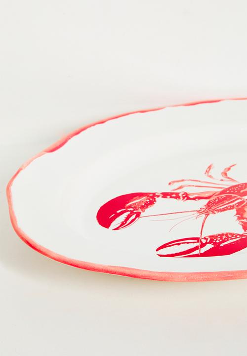 Urchin Art - Lobster serving platter - Coral