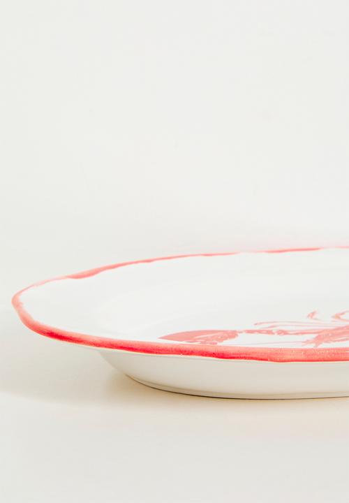 Urchin Art - Lobster serving platter - Coral