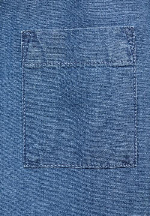 MANGO - Shirt toni - open blue