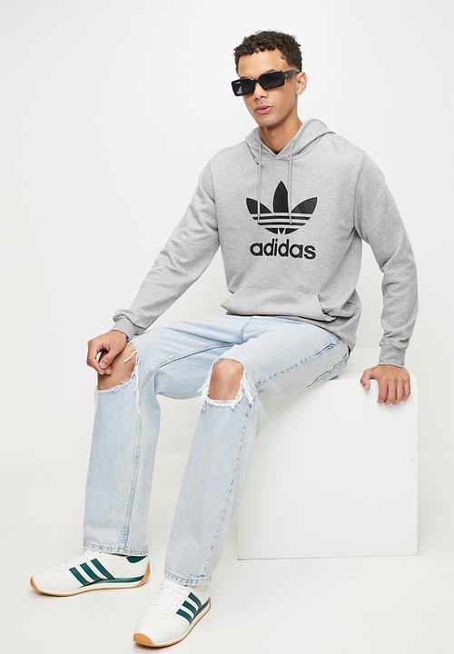 adidas Originals - Trefoil Hoody  - Medium grey heather