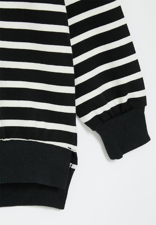 Pop Candy - Striped sweatshirt - black
