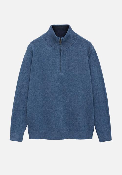 MANGO - Sweater harry - medium blue