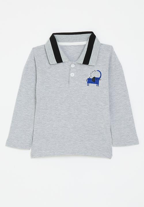 Pop Candy - Long sleeve golfer - grey