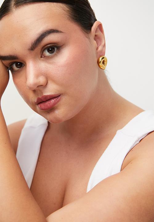 Zoe on Trend - Modern Clean Design Earrings - Gold