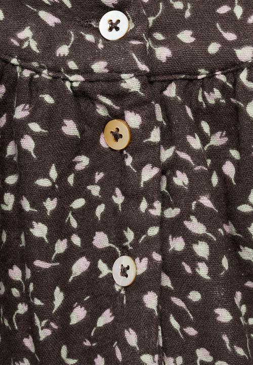 MANGO - Dress choco - dark brown