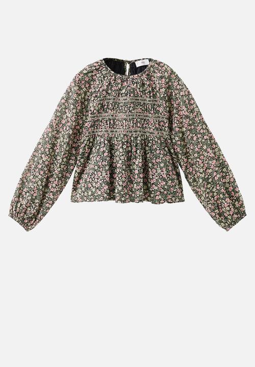 MANGO - Blouse MIREIA - Green