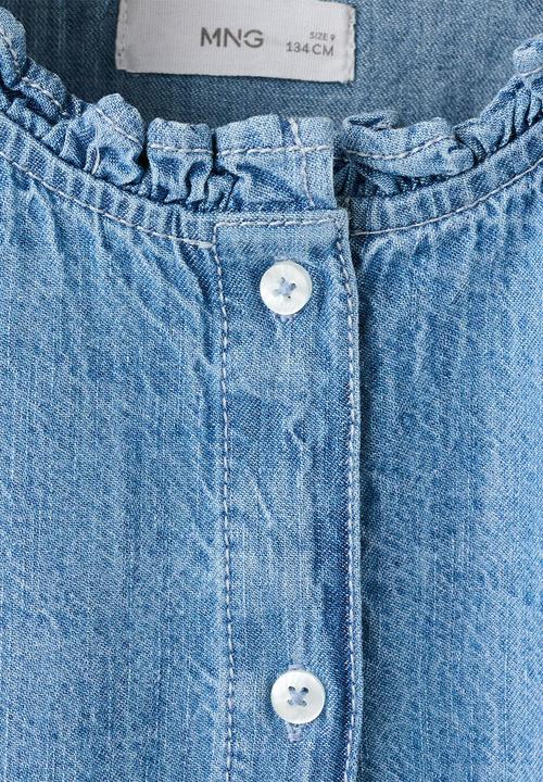 MANGO - Blouse FABIOLA - Open Blue