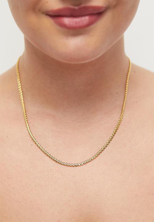 Zoe on Trend - Soft Venetian Link Necklace - Gold