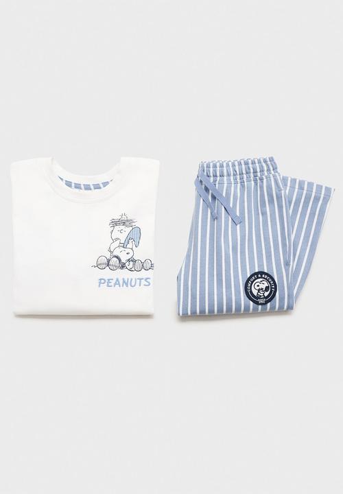 MANGO - Pyjama snoopy - medium blue