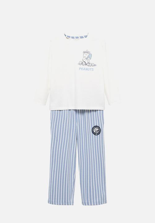 MANGO - Pyjama snoopy - medium blue