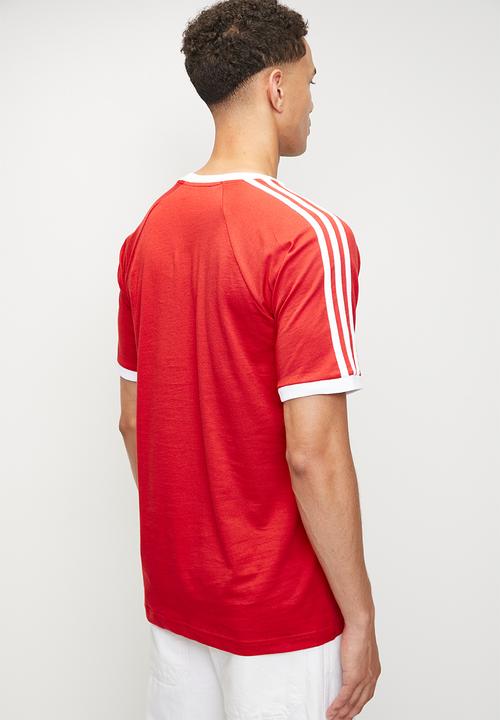 adidas Originals - 3-Stripe Tee - Better Scarlet Red