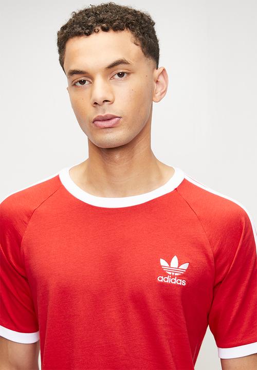 adidas Originals - 3-Stripe Tee - Better Scarlet Red