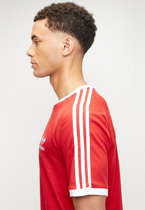 adidas Originals - 3-Stripe Tee - Better Scarlet Red