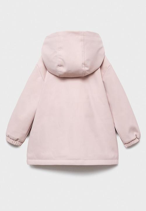 MANGO - Coat snow - pink