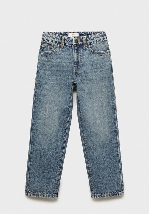 MANGO - Jeans dad - open blue