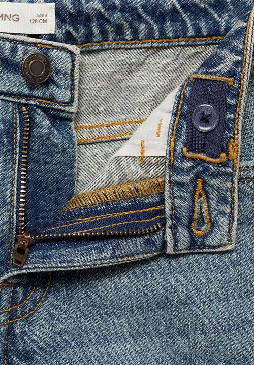 MANGO - Jeans dad - open blue