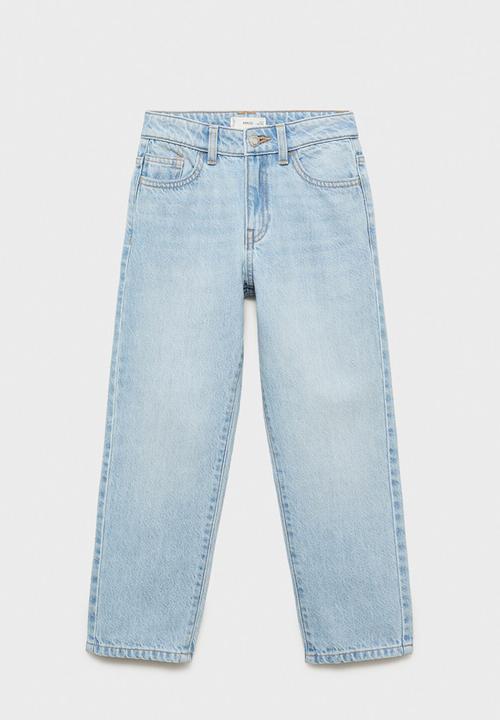 MANGO - Jeans dad - open blue