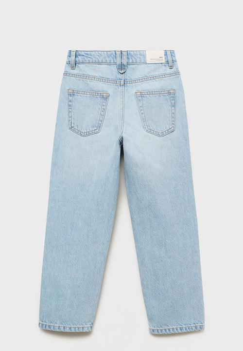 MANGO - Jeans dad - open blue