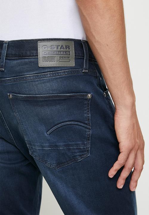 G-STAR - Revend FWD Skinny Plateau superstretch - worn in mascarene blue