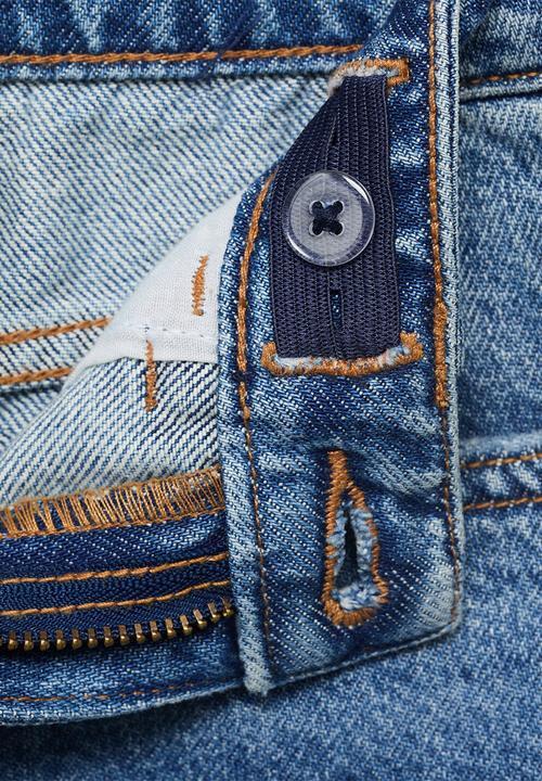 MANGO - Jeans dad - open blue