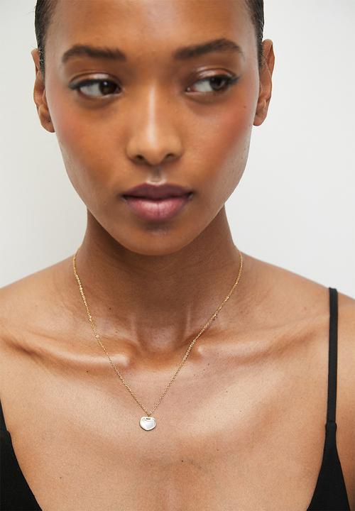 Zoe on Trend - Modern Designer Pendant Necklace - Gold