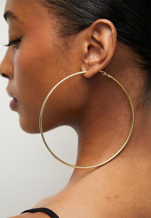 Tessa Design - Ella oversized hoop earring - gold