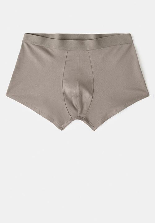 MANGO - Briefs Tribrown - Brown
