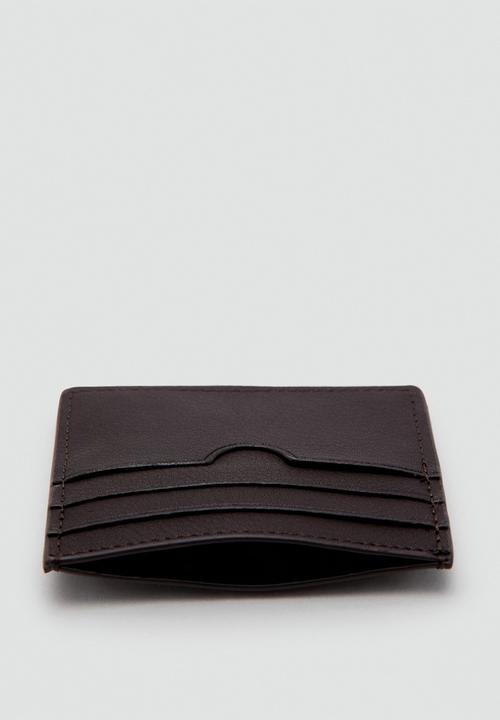 MANGO - Card Holder Classic - Brown