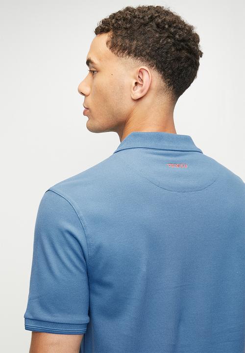 Pringle of Scotland - Austyn Pique Golfer - Sky Blue