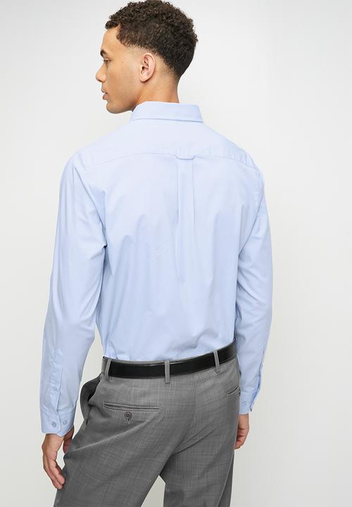 Pringle of Scotland - Jacob Ls Classic Stretch Shirt - Blue
