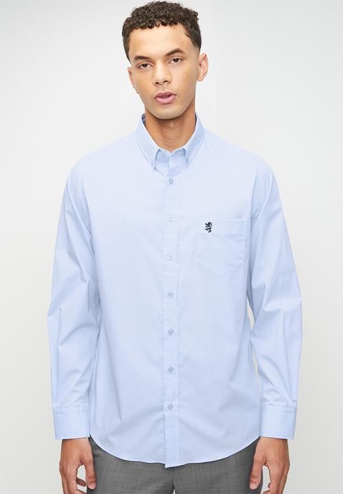 Pringle of Scotland - Jacob Ls Classic Stretch Shirt - Blue