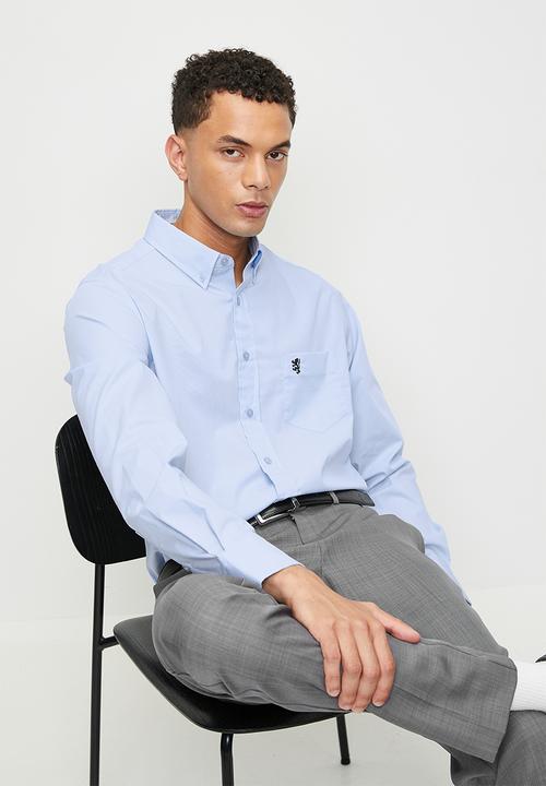 Pringle of Scotland - Jacob Ls Classic Stretch Shirt - Blue