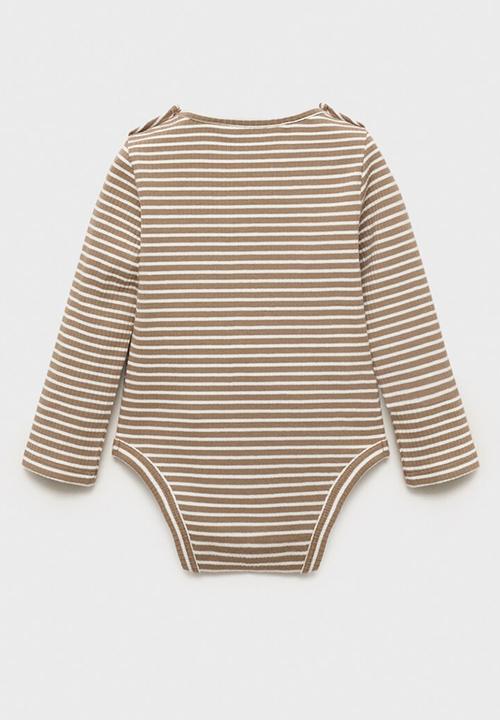 MANGO - Bodysuit topob - medium brown