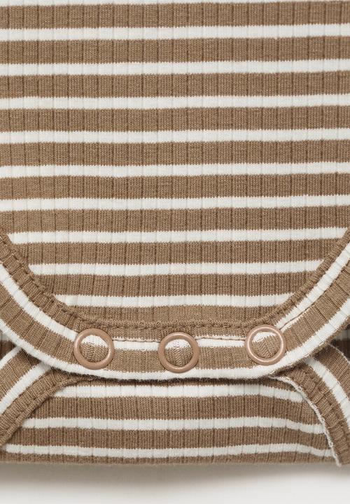 MANGO - Bodysuit topob - medium brown