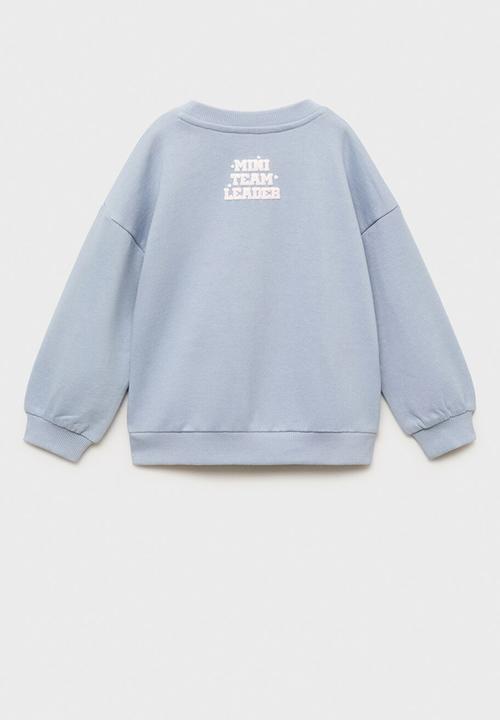MANGO - Sweatshirt newyork - medium blue