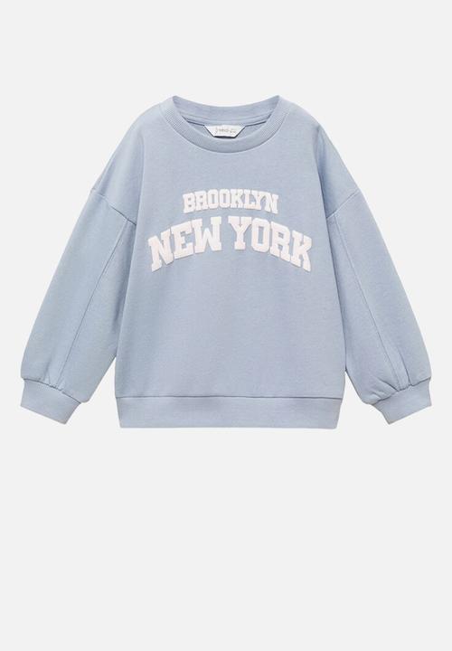 MANGO - Sweatshirt newyork - medium blue