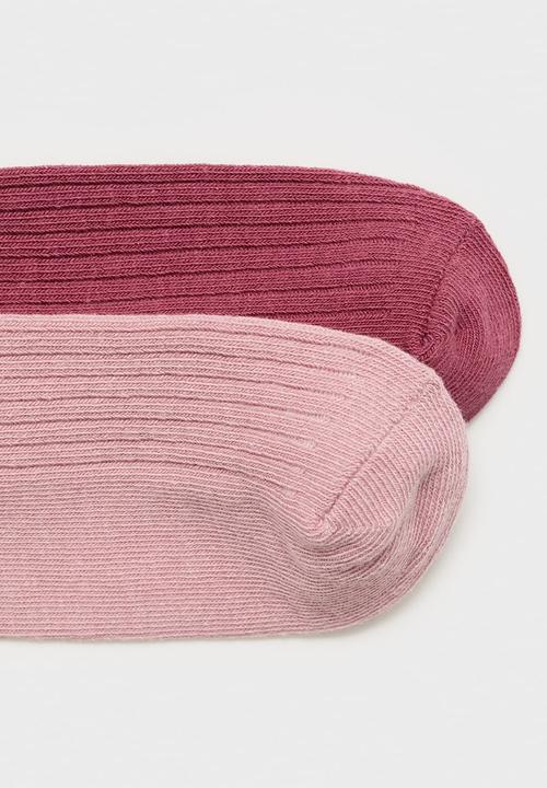 MANGO - Socks ribshort - pink