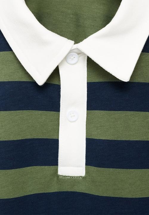 MANGO - Poloshirt polost - green