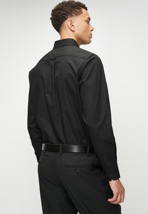 Pringle of Scotland - Jacob Ls Classic Stretch Shirt - Black
